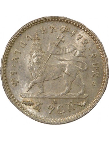 Ethiopie Menelik II Gersh Argent 1895 (1903-1923) A - Paris