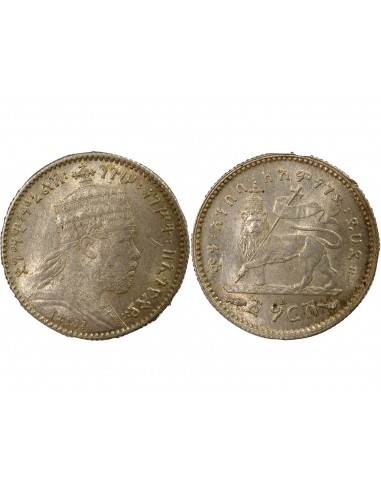 Ethiopie Menelik II Gersh Argent 1895 (1903-1923) A - Paris