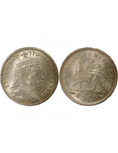 Ethiopie Menelik II Gersh Argent 1895 (1903-1923) A - Paris