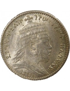 Ethiopie Menelik II Gersh Argent 1895 (1903-1923) A - Paris 2