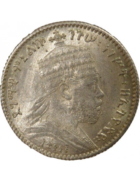 Ethiopie Menelik II Gersh Argent 1895 (1903-1923) A - Paris