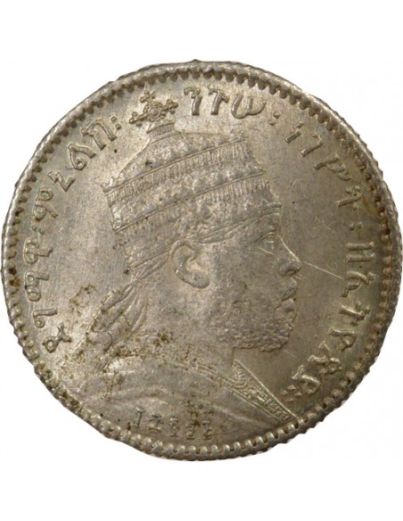 Ethiopie Menelik II Gersh Argent 1895 (1903-1923) A - Paris