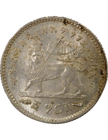 Ethiopie Menelik II Gersh Argent 1895 (1903-1923) A - Paris