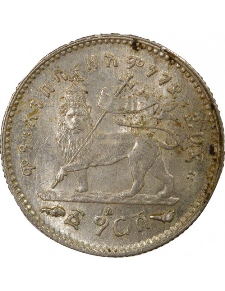 Ethiopie Menelik II Gersh Argent 1895 (1903-1923) A - Paris