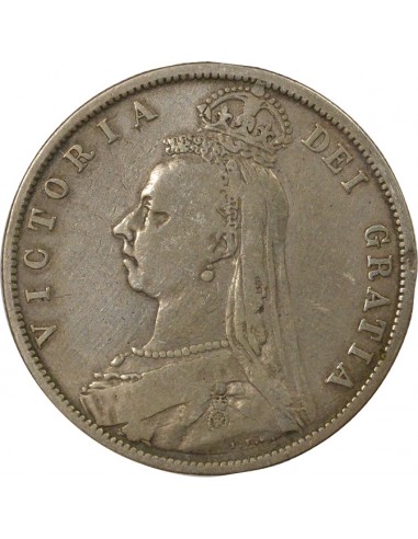 Effigie du Jubilé 1/2 Couronne Argent 1889