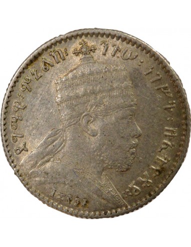 Ethiopie Menelik II Gersh Argent 1895 (1903-1923) A - Paris