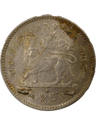 Ethiopie Menelik II Gersh Argent 1895 (1903-1923) A - Paris