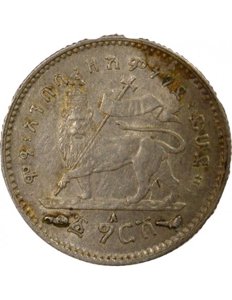 Ethiopie Menelik II Gersh Argent 1895 (1903-1923) A - Paris