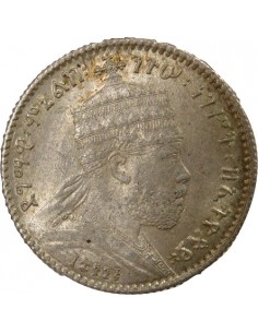Ethiopie Menelik II Gersh Argent 1895 (1903-1923) A - Paris 2