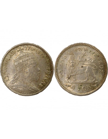 Ethiopie Menelik II Gersh Argent 1895 (1903-1923) A - Paris