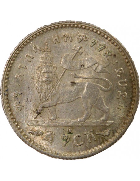 Ethiopie Menelik II Gersh Argent 1895 (1903-1923) A - Paris