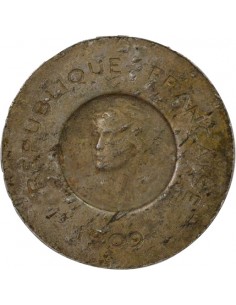 Essai de Rude 10 centimes Aluminium 1909 A Paris 2