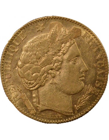 Céres - Demeter IIIe République 10 francs Or 1899 A - Paris