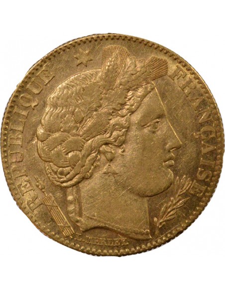 Céres - Demeter IIIe République 10 francs Or 1899 A - Paris