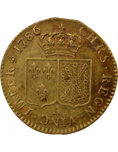 Louis XVI A la Tête nue Louis d'or tête Nue Or 1786 A Paris