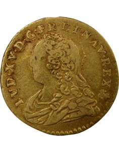 Louis XV Au Buste Habillé Louis d'Or au Buste Habillé Or 1726 O Riom 2