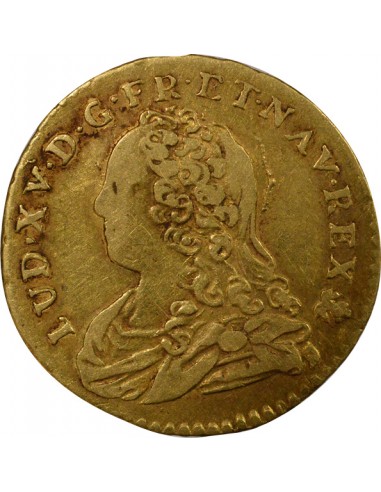 Louis XV Au Buste Habillé Louis d'Or au Buste Habillé Or 1726 O Riom