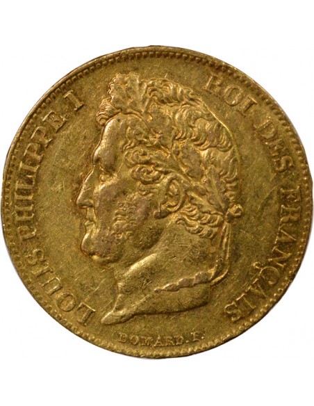 Tête laurée 20 Francs Or 1841 A - Paris