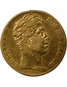 Charles X 5 Feuilles 20 Francs Or 1827 A - Paris 2