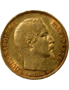 Bonaparte Charles Louis Napoléon (Napoléon III) 20 Francs Or 1852 A - Paris 2