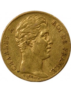 Charles X 5 Feuilles 20 Francs Or 1828 A - Paris 2