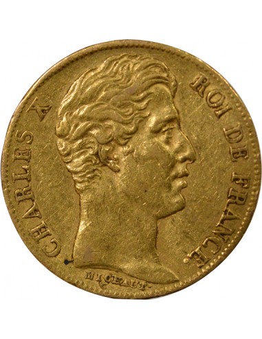 Charles X 5 Feuilles 20 Francs Or 1828 A - Paris