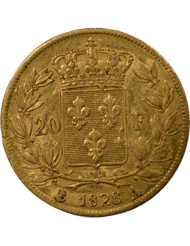 Charles X 5 Feuilles 20 Francs Or 1828 A - Paris