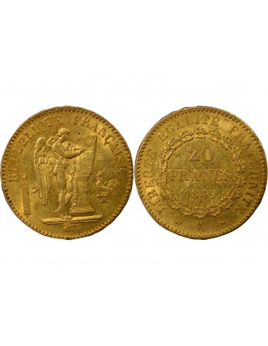 IIe République 20 Francs Or 1849 A - Paris