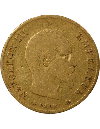 Grand module 10 francs Or 1858 BB Strasbourg