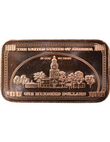 USA Benjamin Franklin 100$ Benjamin Franklin Once Cuivre