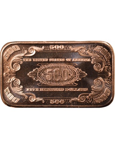 USA 500$ William McKinley Once Cuivre