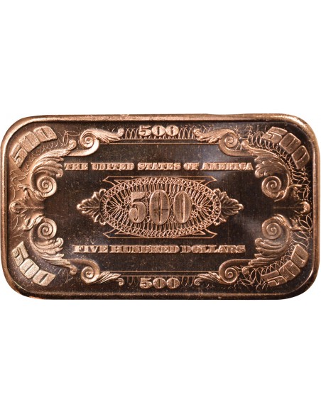 USA 500$ William McKinley Once Cuivre