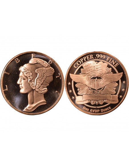 USA Mercury Dime Once Cuivre