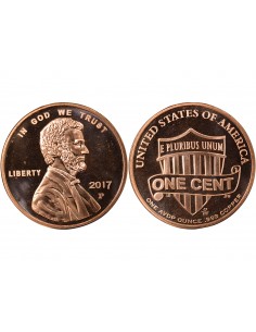 USA Lincoln Head Once Cuivre