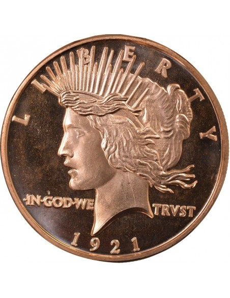 USA Peace Dollar Once Cuivre