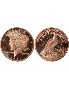 USA Peace Dollar Once Cuivre