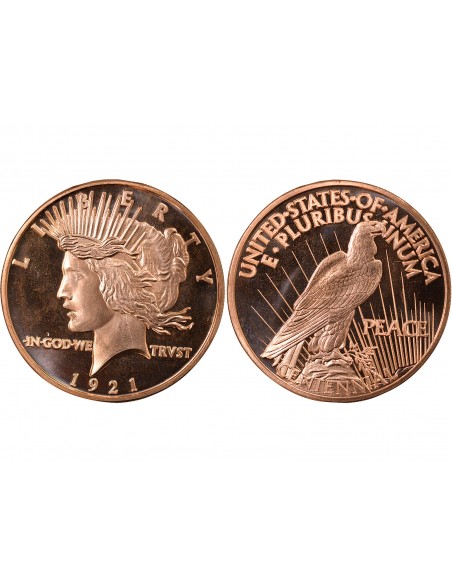 USA Peace Dollar Once Cuivre