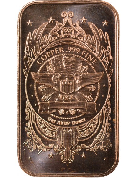 USA Tête d'Indien Once Cuivre