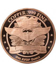 USA Maple Leaf Once Cuivre 2