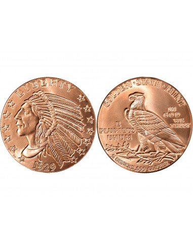 USA Tête d'Indien Once Cuivre