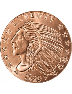 USA Tête d'Indien Once Cuivre 2