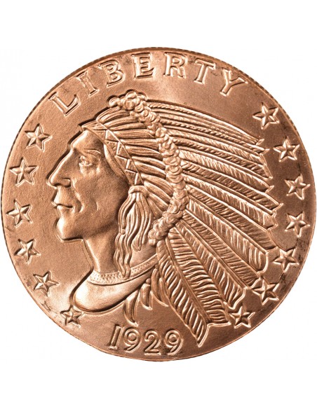 USA Tête d'Indien Once Cuivre