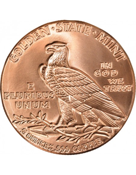 USA Tête d'Indien Once Cuivre