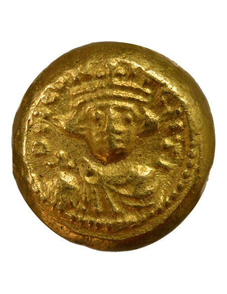 Empire Byzantin Constant II Héraclius Solidus Or 644-645 Carthage