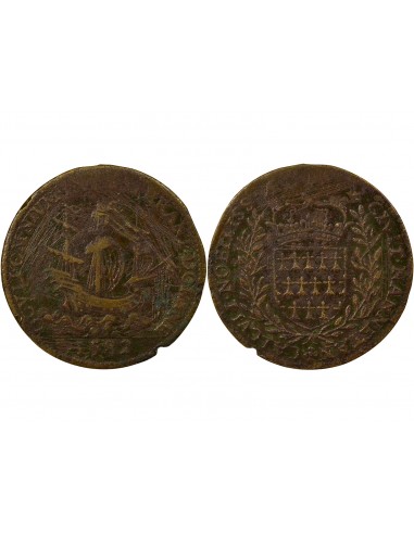 Bonaventure de Compludo Maire de Nantes Jeton Laiton 1582
