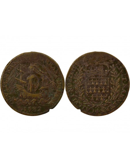 Bonaventure de Compludo Maire de Nantes Jeton Laiton 1582