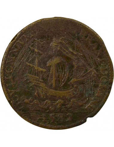 Bonaventure de Compludo Maire de Nantes Jeton Laiton 1582