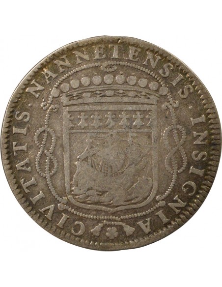 Louis Macé Maire de Nantes Jeton Argent 1663