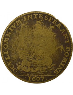 Michel Loriot Maire de Nantes Jeton Laiton 1607 2