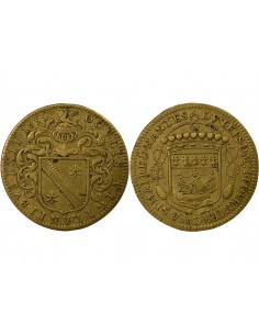 Jean Fournier Maire de Nantes Jeton Laiton 1655